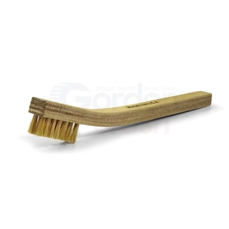 Gordon Brush 3 x 7 Row Hog Bristle and Plywood Handle Scratch Brush, PK12 30CKG-12